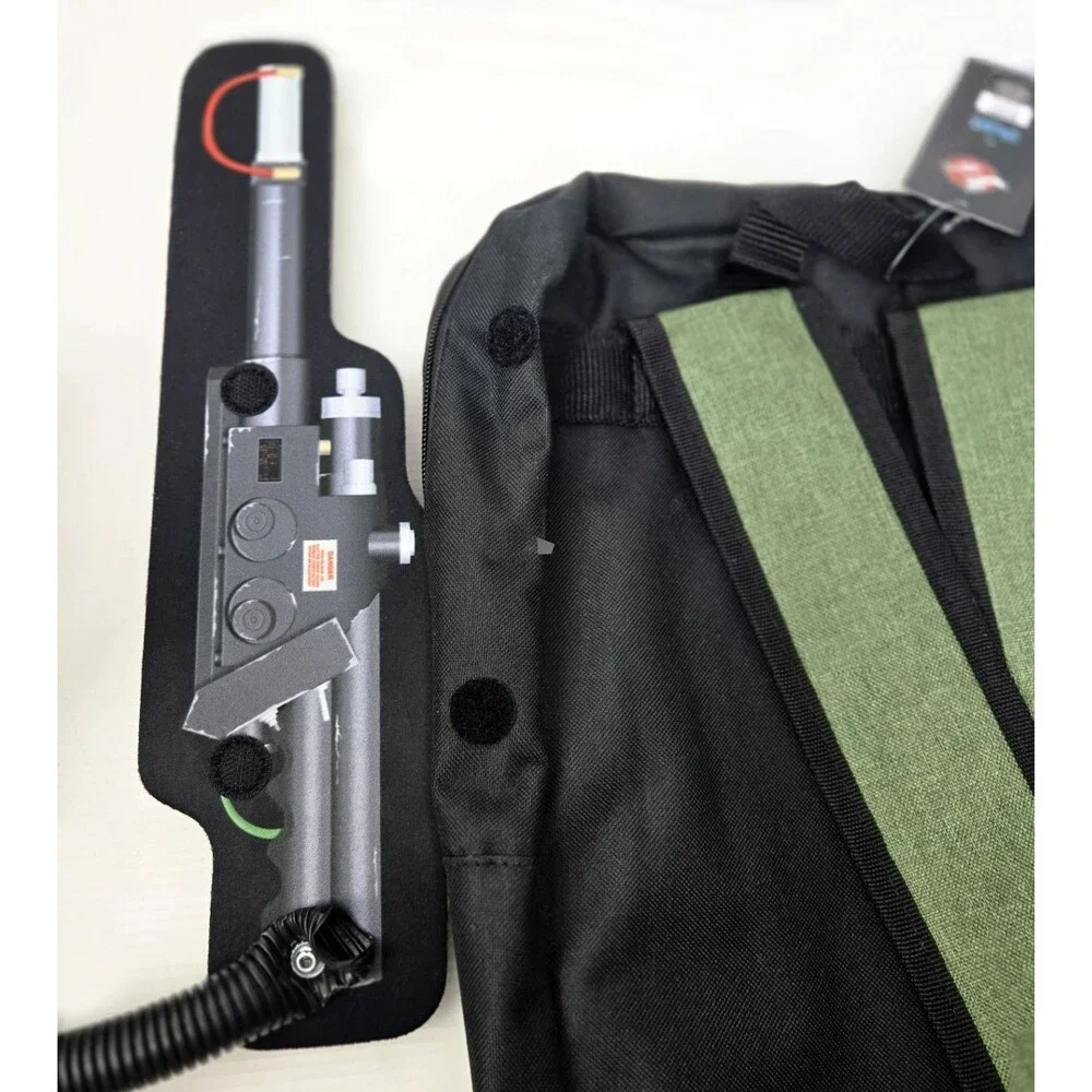Ghostbusters Proton Pack Backpack w/Particle Wand Attachment Costume Cosplay NWT